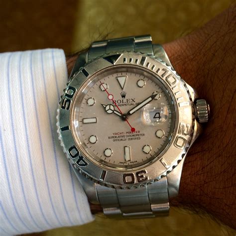 rolex yacht master rolesium platinum 16622|Rolex 16622 review.